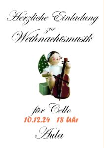 Weihnachtskonzert 2024 für Cello